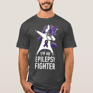 Im an Epilepsy Fighter Dabbing Unicorn Kid Men T-Shirt