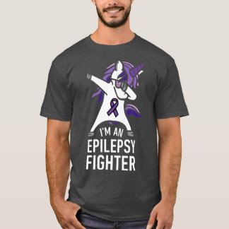 Im an Epilepsy Fighter Dabbing Unicorn Kid Men T-Shirt