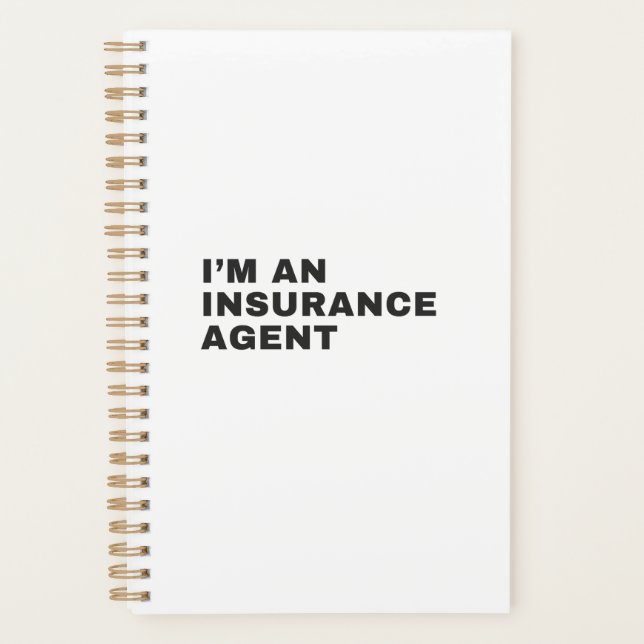 I'M AN INSURANCE AGENT PLANER (Vorderseite)