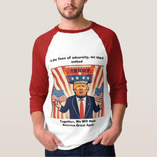 "Im Angesicht der Widrigkeiten" Trump Sweatshirt T-Shirt