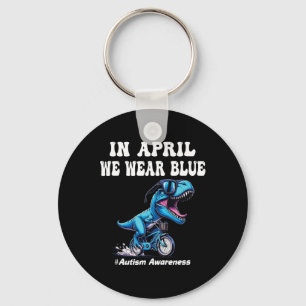 Im April tragen wir Blau Autismus  Schlüsselanhänger