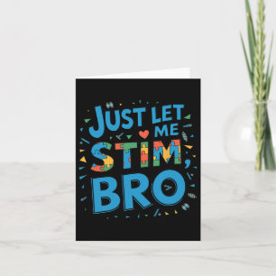 Im April tragen wir Blau, nur Lass mir Stim Bro Au Karte
