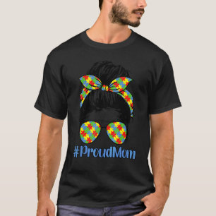 Im April tragen wir blaue Autismus Bewusstseinsbil T-Shirt