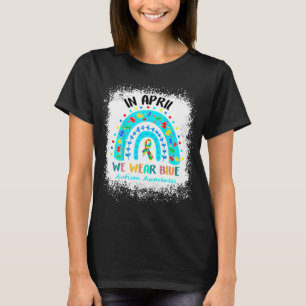 Im April tragen wir Blauer Autismus Bewusstseinsmo T-Shirt