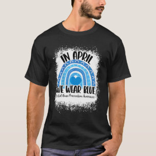 Im April tragen wir Blauer Autismus Bewusstseinsmo T-Shirt