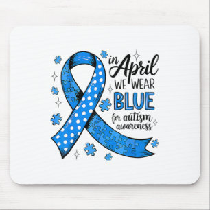 Im April tragen wir Blue for Autismus Awareness Co Mousepad