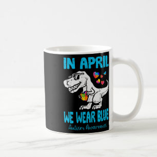 Im April tragen wir Blue T Rex Dino von Kaffeetasse
