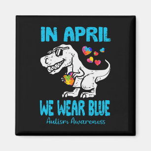 Im April tragen wir Blue T Rex Dino von Magnet