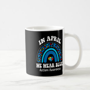 Im April tragen wir das Blue Autismus Awareness Mo Kaffeetasse