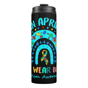 Im April tragen wir den blauen Autismus Awareness Thermosbecher