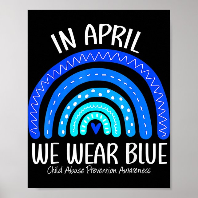 Im April tragen wir eine blaue Ahnung von Kindesmi Poster (Vorne)