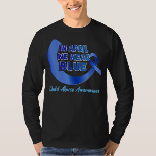 Im April tragen wir eine blaue Coole Prävention vo T-Shirt