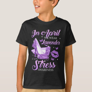 Im April tragen wir Lavendel High Heels Stress Awa T-Shirt