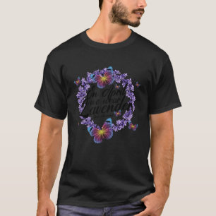 Im April tragen wir Lavendel Stress Awareness Mona T-Shirt