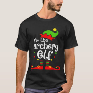 Im Archery Elf Xmas Familienfreund Weihnachten pro T-Shirt