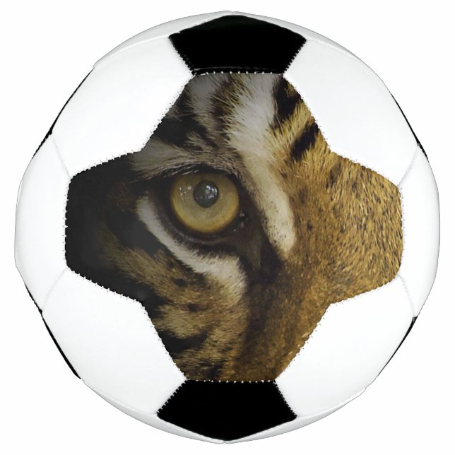 Im Auge eines Tigers Fußball (Vorderseite)