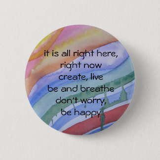 "im Augenblick" Aquarellknopf Button