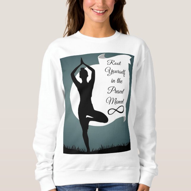 Im Augenblick erschöpft Sweatshirt (Vorderseite)