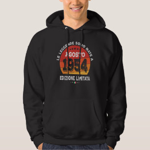 Im August 1954 Geborene Legenden 68. Geburtstag 68 Hoodie