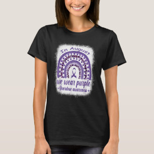 Im August tragen wir lila Rainbow Overdose Awarene T-Shirt