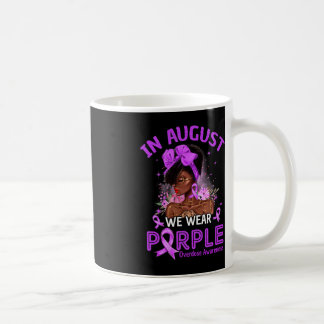 Im August tragen wir Lila schwarze Frauen Überdosi Kaffeetasse