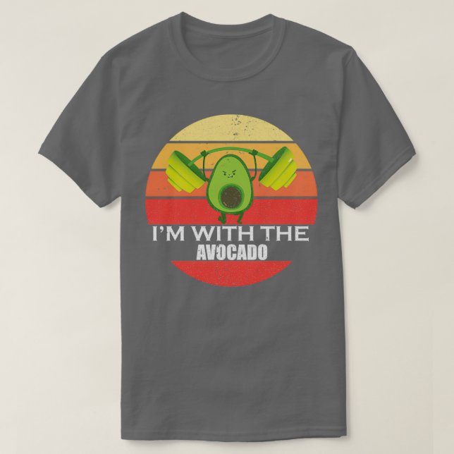 Im Avocado Avoccado Training T-Shirt (Design vorne)