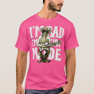 Im Bad Bearded Hairstylist Funny Men Mens Guitar T-Shirt