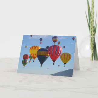Im Ballon aufsteigen Karte