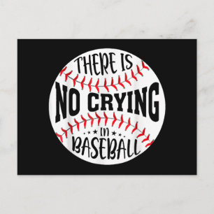 Im Baseball gibt es kein Weinen Feiertagspostkarte