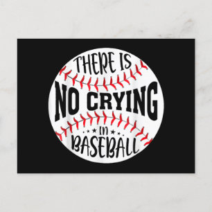 Im Baseball gibt es kein Weinen Postkarte