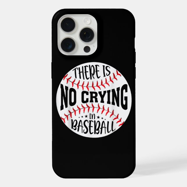 Im Baseball wird nicht geweint iPhone Hülle (Rückseite)