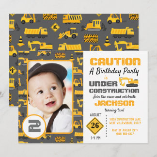 Im Baugewerbe Einladung zum Geburtstag Foto