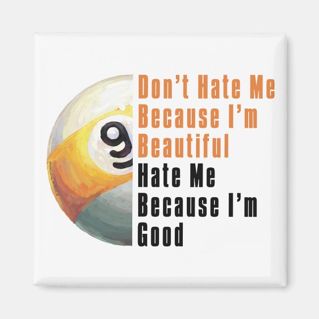 Im Beautiful Im Good 9 Ball Magnet (Vorne)