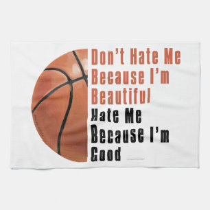 Im Beautiful Im Good Basketball Geschirrtuch