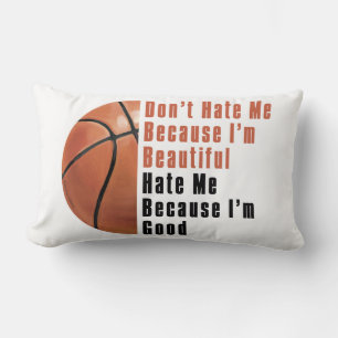 Im Beautiful Im Good Basketball Lendenkissen