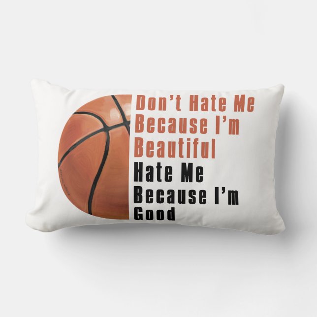 Im Beautiful Im Good Basketball Lendenkissen (Vorderseite)