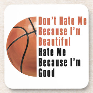 Im Beautiful Im Good Basketball Untersetzer