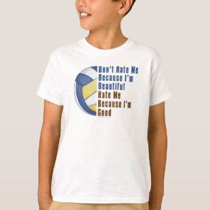 Im Beautiful Im Good Volleyball Kids's Basic Hanes T-Shirt