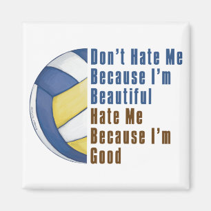 Im Beautiful Im Good Volleyball Magnet