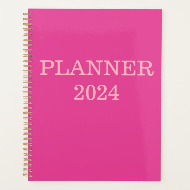 "I'm Beautiful Pink" Planer 2024 (Vorderseite)