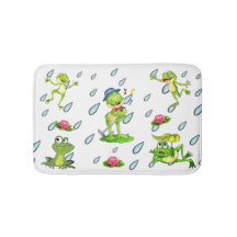 im Begriff, einen Froschbad zu nehmen