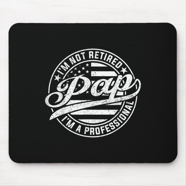 Im Beruflichen Pap Funny Vathers bin ich nicht ers Mousepad (Vorne)