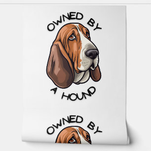 Im Besitz eines Basset Hound Tapete