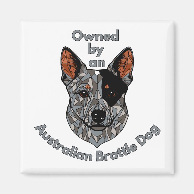 Im Besitz eines Hundes aus Brattle Magnet (Vorne)