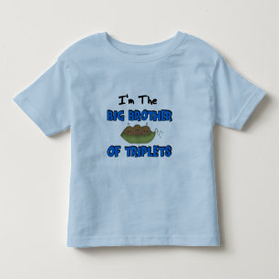 Im BIG-BRUDER von TRIPLETS (Afroamerikaner) Kleinkind T-shirt