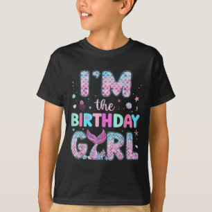 Im Birthday Girl Funny Mermaid Birthday Family T-Shirt