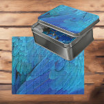 I'm blue - Macaw feathers Puzzle<br><div class="desc">Detail photo from blue macaw feathers - wonderful blue color! Great natural feather design. For all parrot lovers! Blue parrot feathers for those who like it extraordinary! An eye-catcher! Designed with love by Marions Artwork. You can customize the design or transfer it to another product! Change the size, add text,...</div>