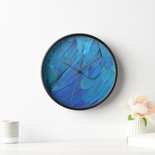I'm blue - Macaw feathers Uhr