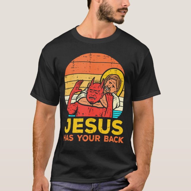 im Blut Jesu Christi gewaschen T-Shirt (Vorderseite)
