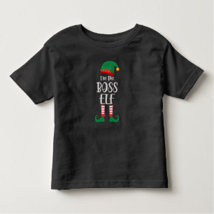 Im Boss Elf passt Weihnachten Kleinkind T-shirt